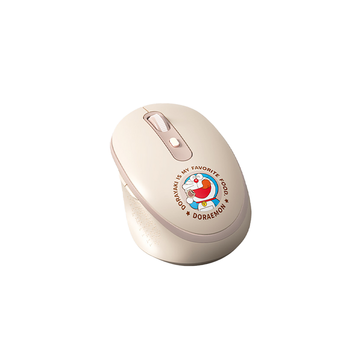 เม้าส์ ไร้สาย โดเรม่อน สีชมพู เกมมิ่ง Rock Doraemon โดราเอม่อน ขนาดพกพา