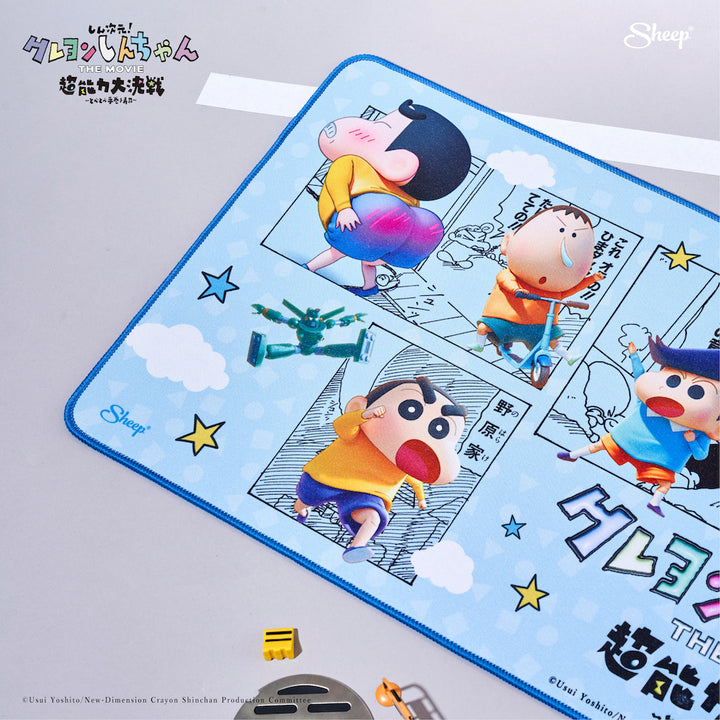 ลายชินจังกับผองเพื่อน Mousepad AppleSheep กันลื่น พร้อมส่ง