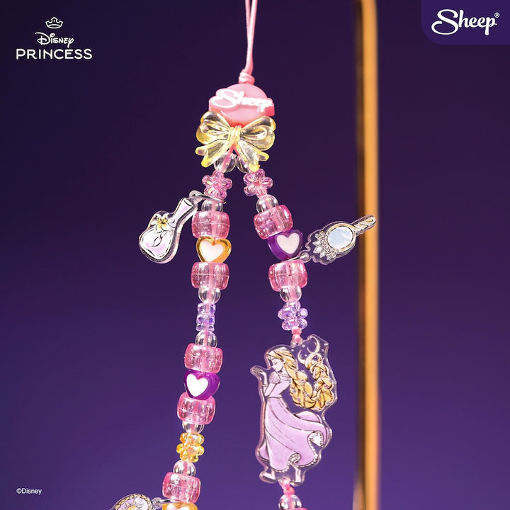สายคล้องมือถือน่ารัก ๆ Charm ห้อยโทรศัพท์ลูกปัด Rapunzel Disney ราพันเซล