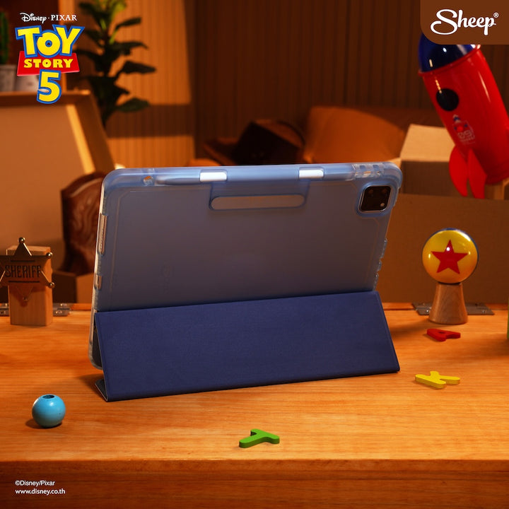 toy story 5 ipad case disney pixar เคส ไอแพด ทอย สตอรี่ ดิสนีย์ พิกซาร์ สีฟ้า พกง่าย สายจด สายวาด น้ำหนักเบา