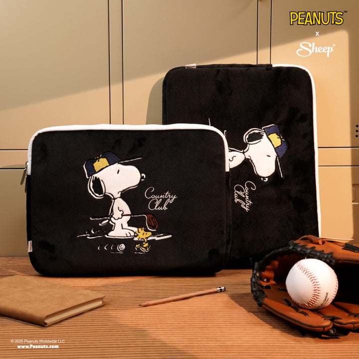 พกไปเรียน Sleeve Peanuts กระเป๋าใส่คอม Snoopy กระเป๋า Peanuts ลิขสิทธิ์แท้