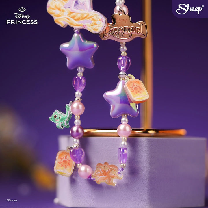 สายคล้องมือถือน่ารัก ๆ Charm ห้อยโทรศัพท์ลูกปัด Rapunzel Disney ราพันเซล