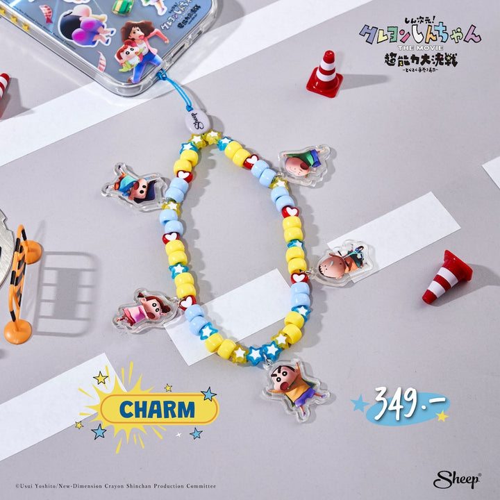 Charm shin chan สายคล้องมือถือชินจัง ลิขสิทธิ์แท้ สายไม่ขาด