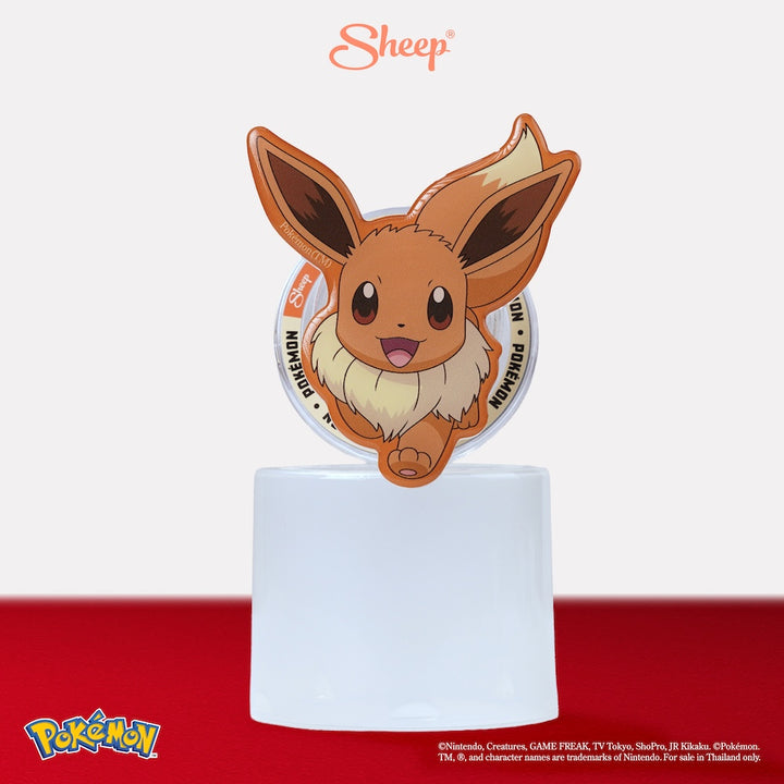 Eevee อีวุย Grip MagSafe Pokémon โปเกมอน ลิขสิทธิ์แท้ น่ารัก ที่แปะมือถือ แม่เหล็ก สี น้ำตาล