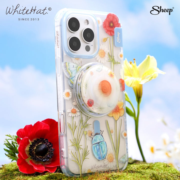 เคสไอโฟน ลายดอกไม้ Sheep x Whitehat เคสโทรศัพท์ มีของแถม iPhone