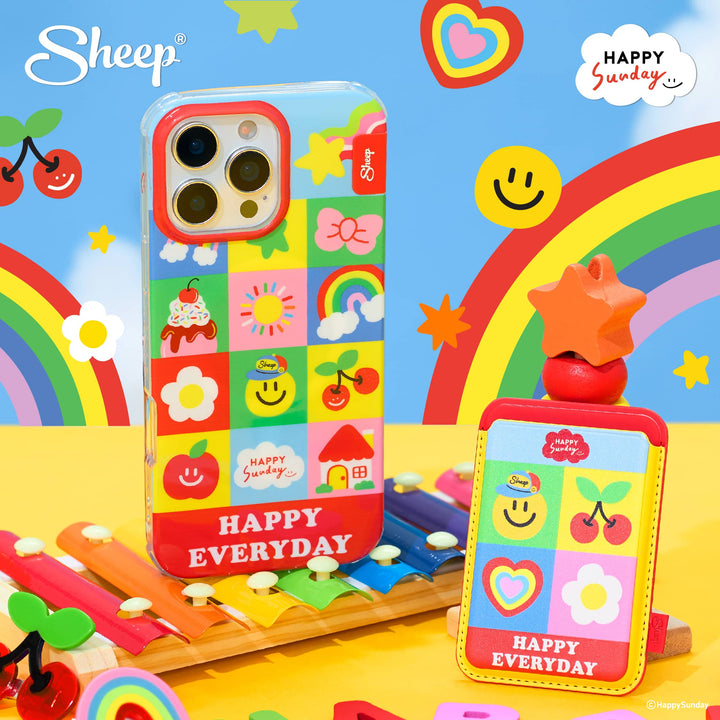 สายคล้อง Happy Sunday เคส iPhone Happy Sunday Magsafe Wallet Happy Sunday