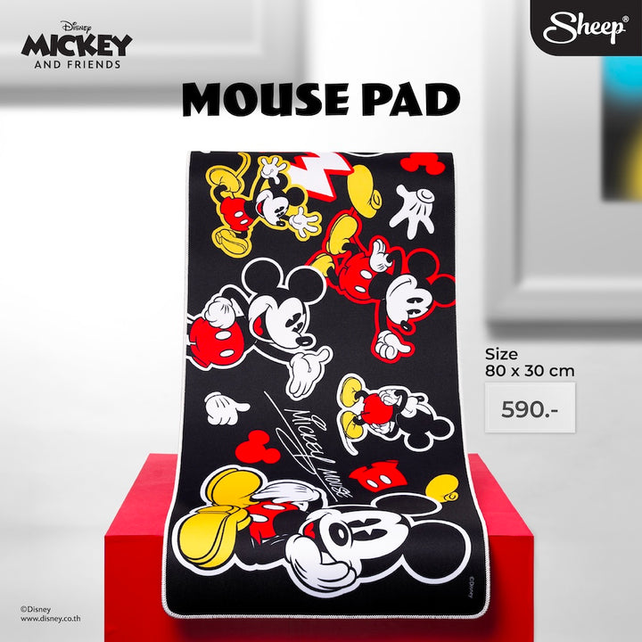 mousepad mickey mouse แผ่นรองเม้าส์ มิกกี้เม้าส์ มิคกี้ ลิขสิทธิ์ ดิสนีย์