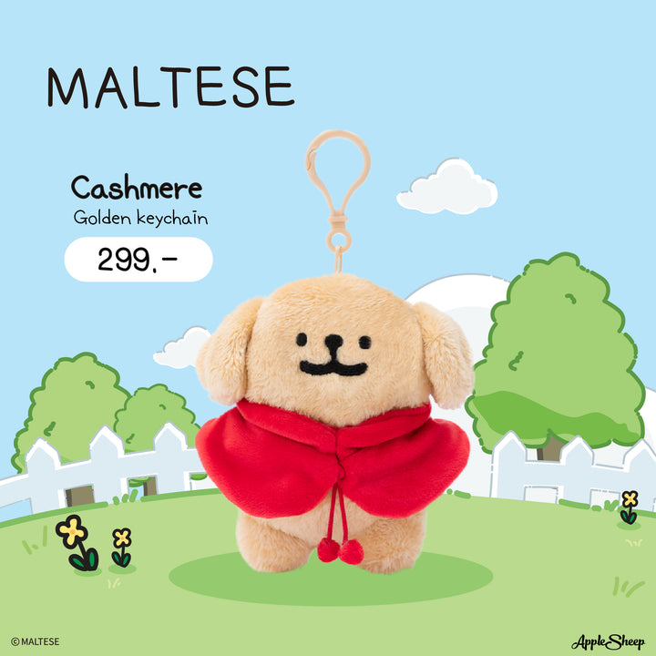 พวงกุญแจตุ๊กตาแต่งตัวได้ Maltese ลิขสิทธิ์แท้ พร้อมส่ง Maltese Keychain