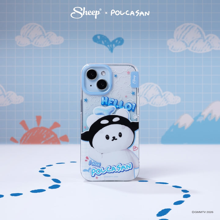 เคส ไอโฟน โพก้าซัง gmm มาสคอต i am polcasan magsafe iphone case ลาย doodle 17 pro max
