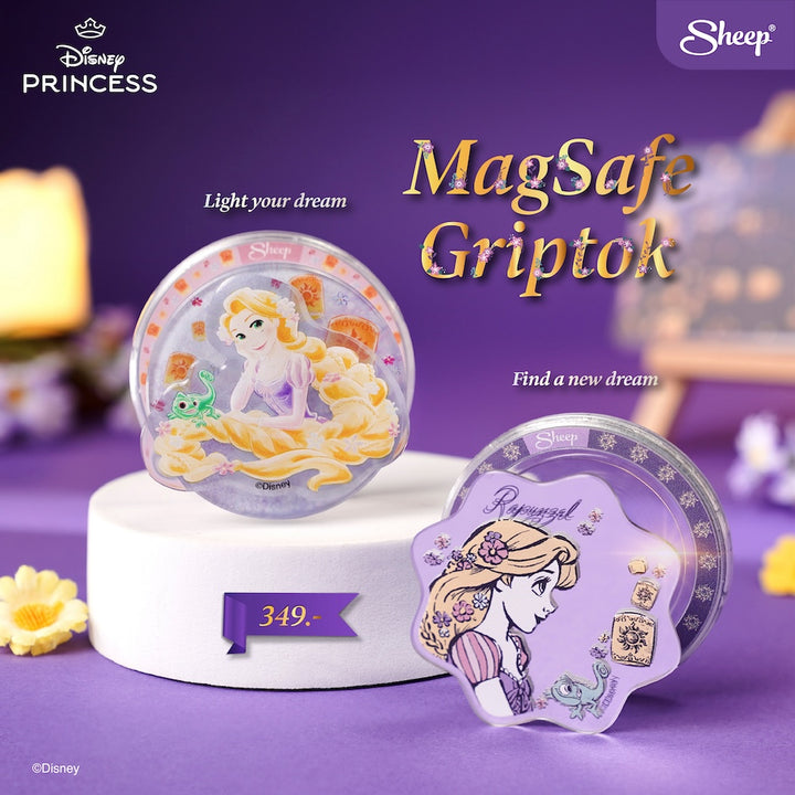 Magsafe Griptok กริ๊บต็อกหมุนได้ Disney Princess Rapunzel ราพันเซล