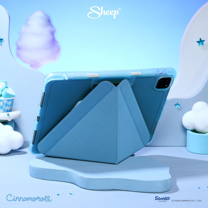 เคสไอแพด กันกระแทก ซินนามอนโรล cinnamoroll ipad case ตั้งได้ น้ำหนักเบา ลิขสิทธิ์แท้ sanrio ซานริโอ้ สีฟ้า ชมพู