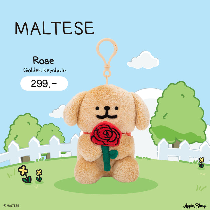 พวงกุญแจตุ๊กตาแต่งตัวได้ Maltese ลิขสิทธิ์แท้ พร้อมส่ง Maltese Keychain