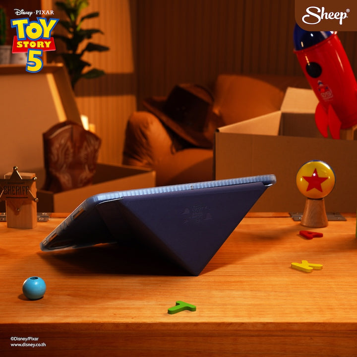 เคส ไอแพด toy story 5 disney pixar ipad case สีฟ้า น้ำหนักเบา กันกระแทก พกง่าย ลิขสิทธิ์แท้ ดิสนีย์ พิกซาร์