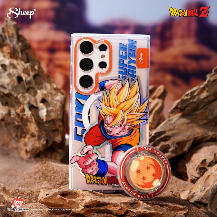 เคส Samsung  MagSafe ลาย Goku จาก Dragon Ball Z ดีไซน์พิเศษ พร้อมลวดลายโฮโลแกรม