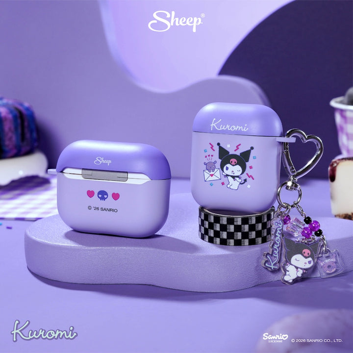 airpods case kuromi เคสแอร์พอด 4 pro 3 สีม่วง คุโรมิ ลิขสิทธิ์แท้ sanrio ซานริโอ้ พร้อมส่ง