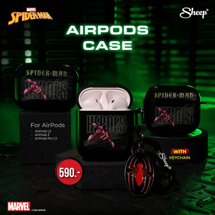 เคส Airpods ลิขสิทธิ์แท้ เคสมาร์เวล Marvel Spider-Man สำหรับ Airpods และ Airpods Pro