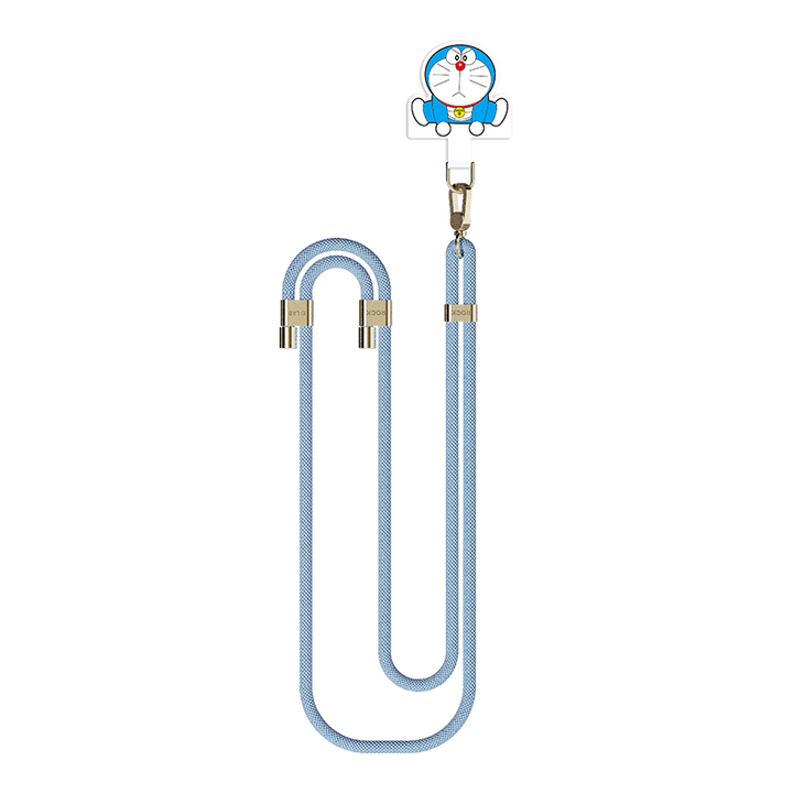 Rock Doraemon สายคล้อง โทรศัพท์ มือถือ โดเรม่อน สีฟ้า Strap Lanyard
