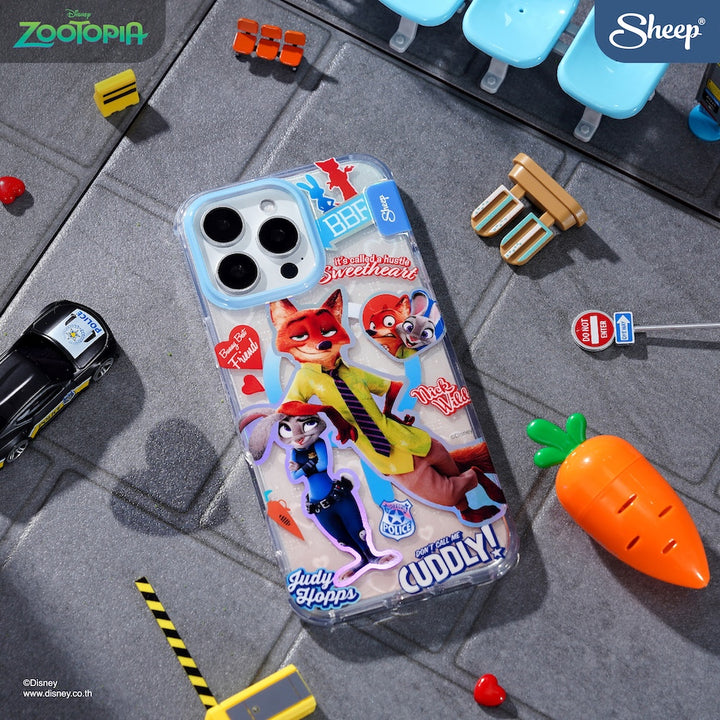 เคส nick &amp; judy คู่จิ้น ซูโทเปีย ดิสนีย์ น่ารัก นิค จูดี้ ลิขสิทธิ์แท้ zootopia iPhone magsafe case