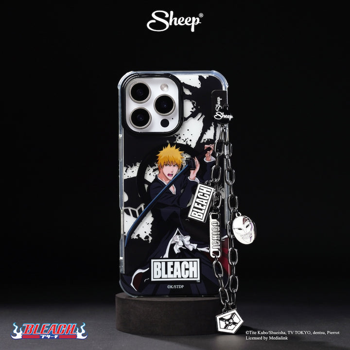 เคส ไอโฟน bleach เทพมรณะ คุโรซากิ อิจิโกะ kurosaki ichigo iphone magsafe case บลีช สีดำ เท่ๆ กันกระแทก