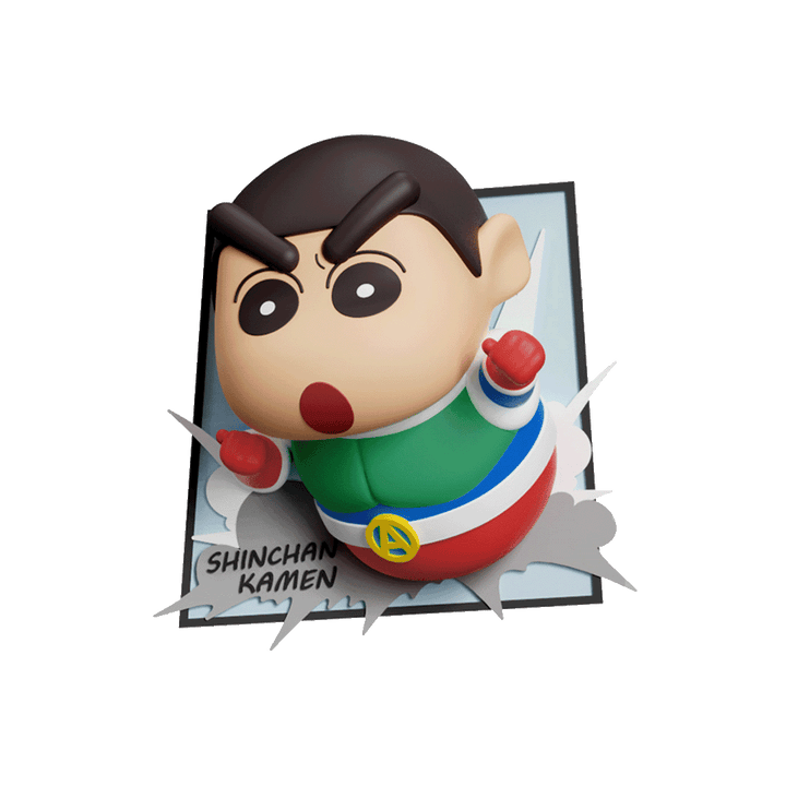 แม่เหล็กติดตู้เย็นชินจัง Crayon Shinchan fridge magnet กล่องสุ่มการ์ตูน ลายน่ารัก ลิขสิทธิ์แท้ Rock ของสะสมแฟนชินจัง