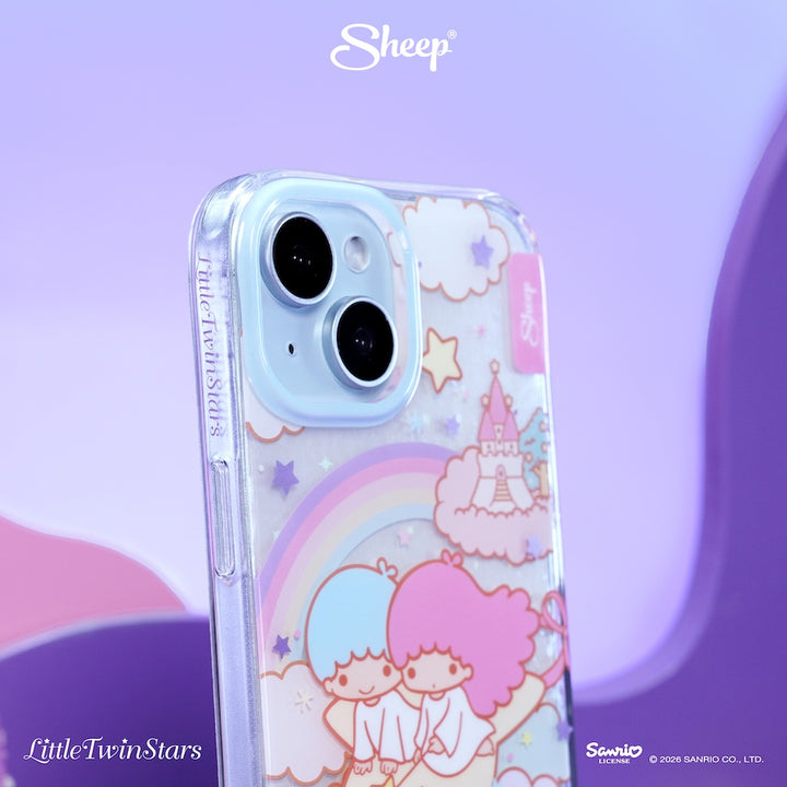 เคส ไอโฟน ลิตเติ้ลทวินสตาร์ ลายน่ารัก little twin stars iphone case sketch ลิขสิทธิ์แท้ sanrio สีม่วง ซานริโอ้ กันกระแทก
