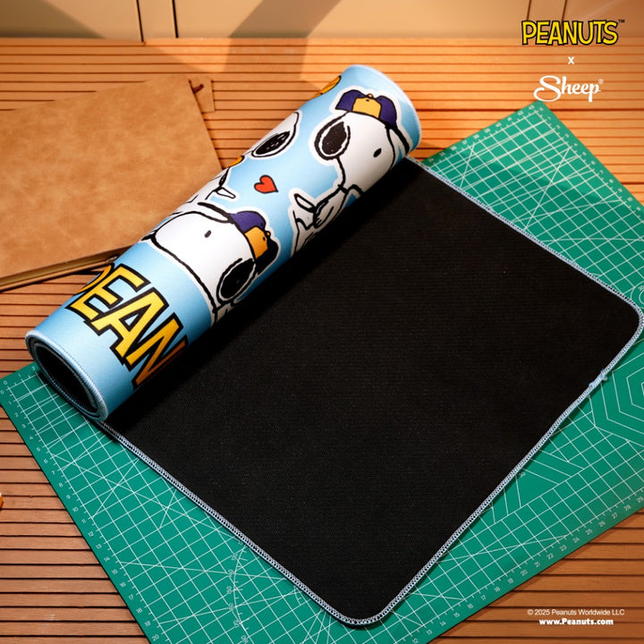 Snoopy Gadgets แต่งโต๊ะ Mousepad Peanuts แผ่นรองเม้าส์ลายสนูปปี้