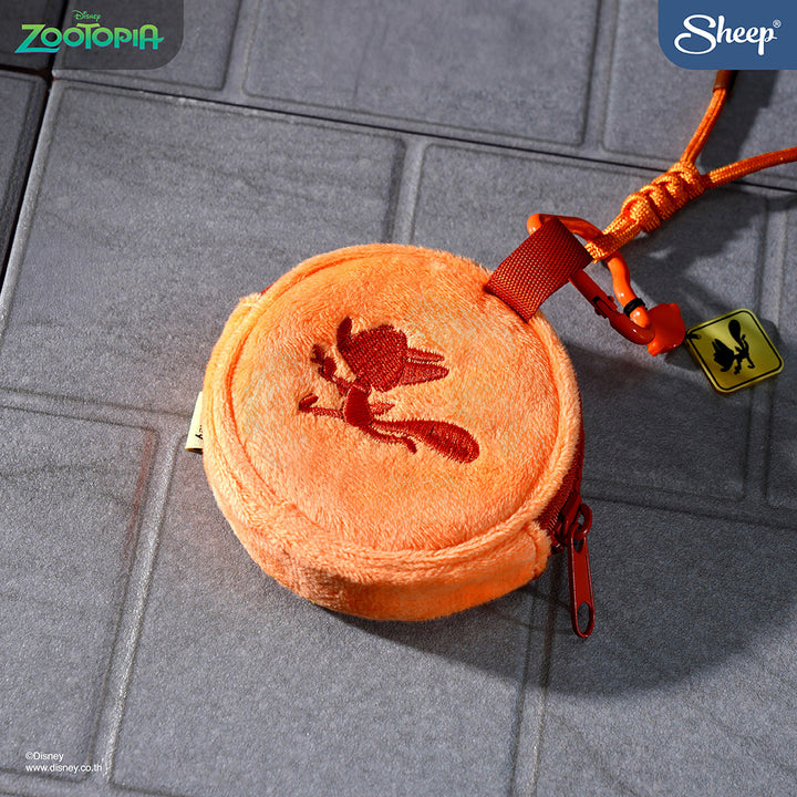 zootopia mini gadget bag พวงกุญแจกระเป๋า nick wilde สีส้ม นิค จิ้งจอก ซูโทเปีย ลิขสิทธิ์แท้