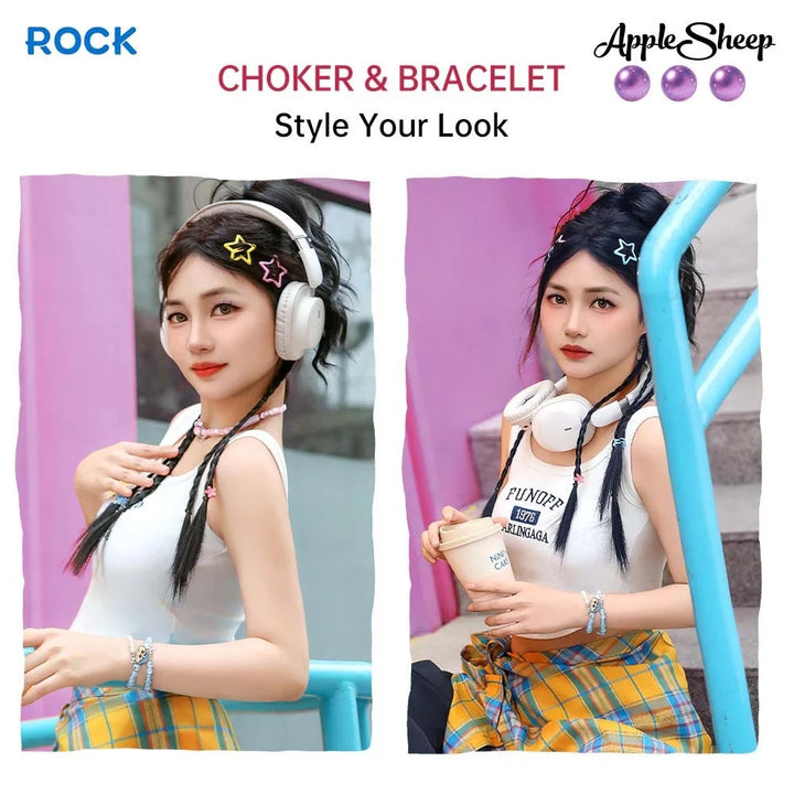 กล่องสุ่ม ชินจัง สร้อยคอ สร้อยข้อมือ blind box choker bracelet Rock shinchan