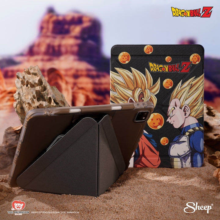 Sheep Origami Dragon Ball Z เคสไอแพดสุดพรีเมียม ลวดลายซุปเปอร์ไซย่า พับใช้งานสะดวก