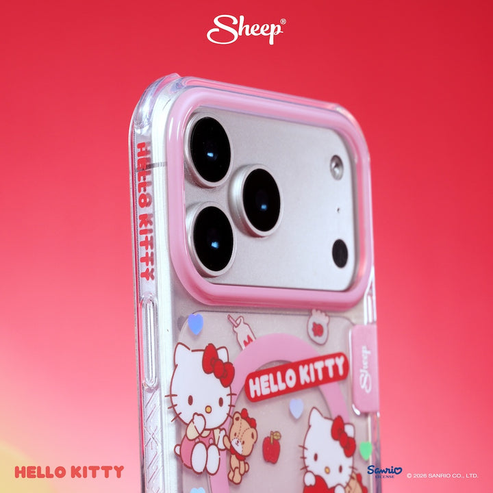 hello kitty magsafe iphone case ลายน่ารัก เคส ไอโฟน คิตตี้ สีแดง ชมพู ลิขสิทธิ์แท้ sanrio 17 pro max canvas ซานริโอ้