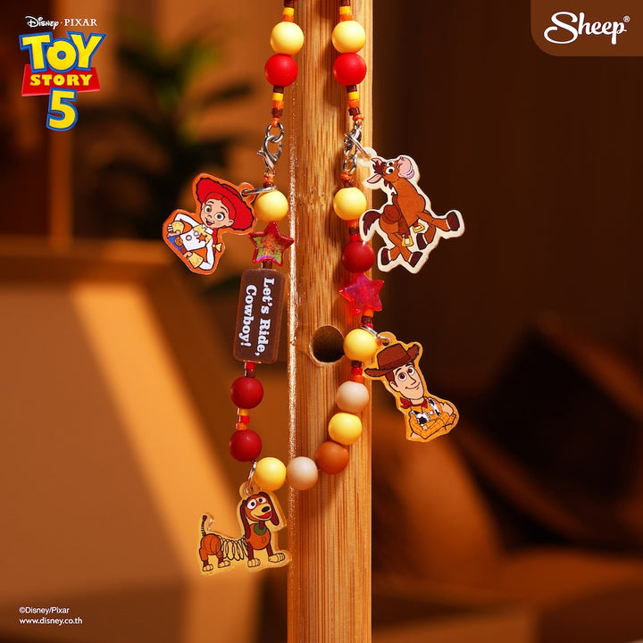ของเล่น ลิขสิทธิ์แท้ ดิสนีย์ Disney Toy Story 5 สายห้อย มือถือ Phone Charm Case เคส woody Jessie slinky ของสะสม ทอย สตอรี่