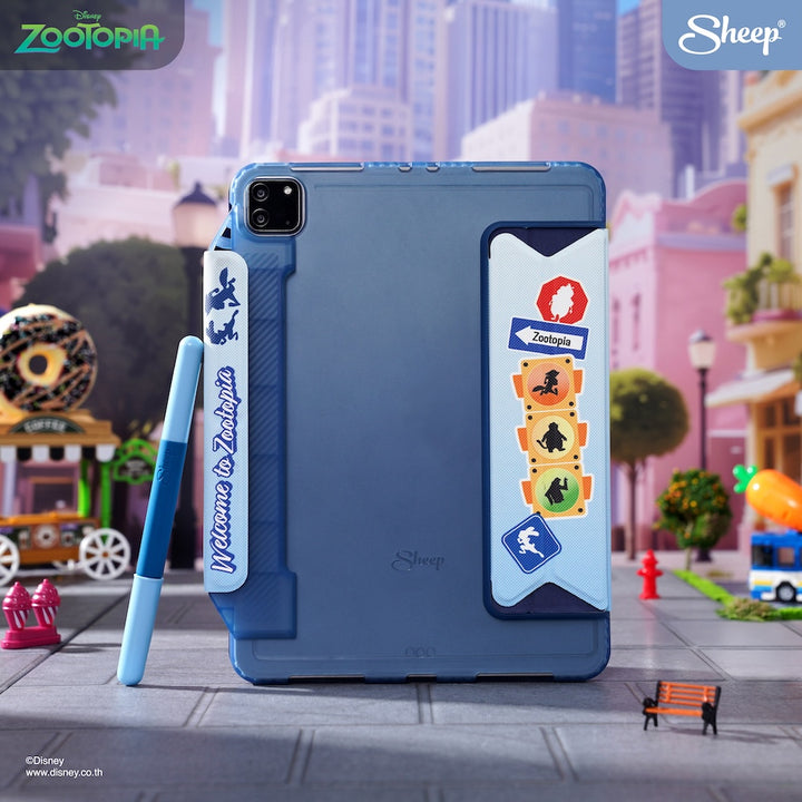 iPad case zootopia เคสไอแพด ซูโทเปีย สีฟ้า ลิขสิทธิ์แท้ ดิสนีย์ กันกระแทก กันงอ