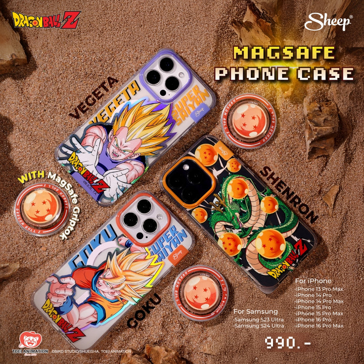 เคสไอโฟน MagSafe ลาย Dragonball Z สะท้อนพลังนักสู้แห่งชาวไซย่า พร้อมรองรับชาร์จไร้สาย