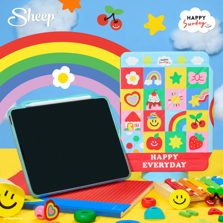 เคสไอแพด HappySunday เคสไอแพด ลายน่ารัก กันงอ happy sunday gadgets