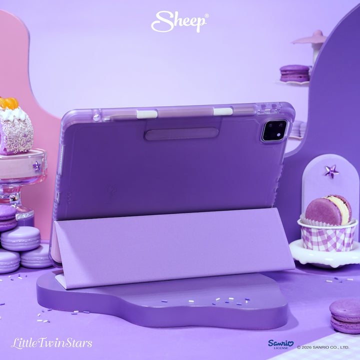 little twin stars ipad case เคสไอแพด ลิตเติ้ลทวินสตาร์ ซานริโอ้ สีม่วง พาสเทล ลิขสิทธิ์แท้ sanrio กันกระแทก น้ำหนักเบา พกง่าย