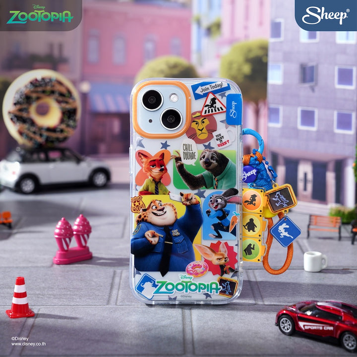 iPhone case zootopia เคสไอโฟน ซูโทเปีย ดิสนีย์ แบบใส ลายตัวละคร ลิขสิทธิ์แท้