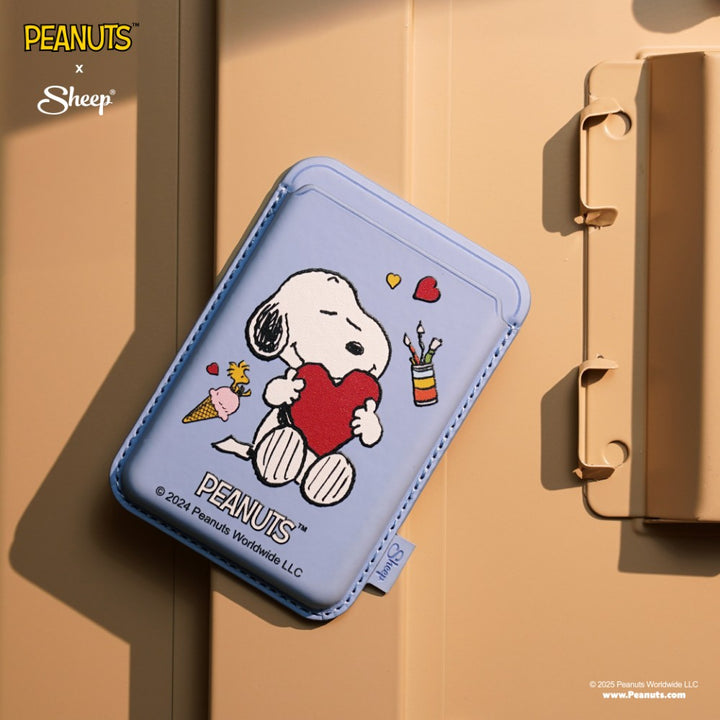 กระเป๋าใส่บัตร Snoopy Magsafe Wallet Peanuts Card Holder Snoopy
