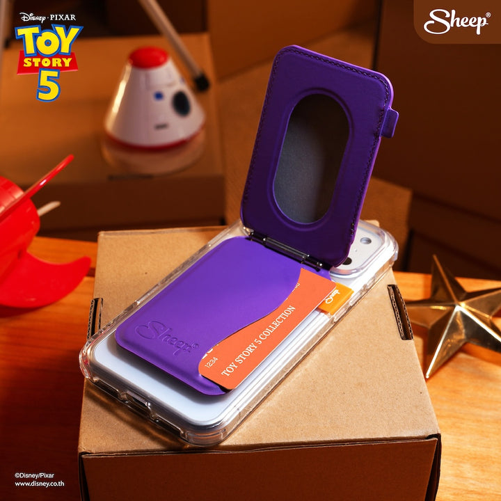 ของสะสม ทอย สตอรี่ ตั้งได้ Toy Story 5 ลิขสิทธิ์แท้ ดิสนีย์ Disney MagSafe Phone wallet stand ที่ใส่บัตร แปะ มือถือ เคส case