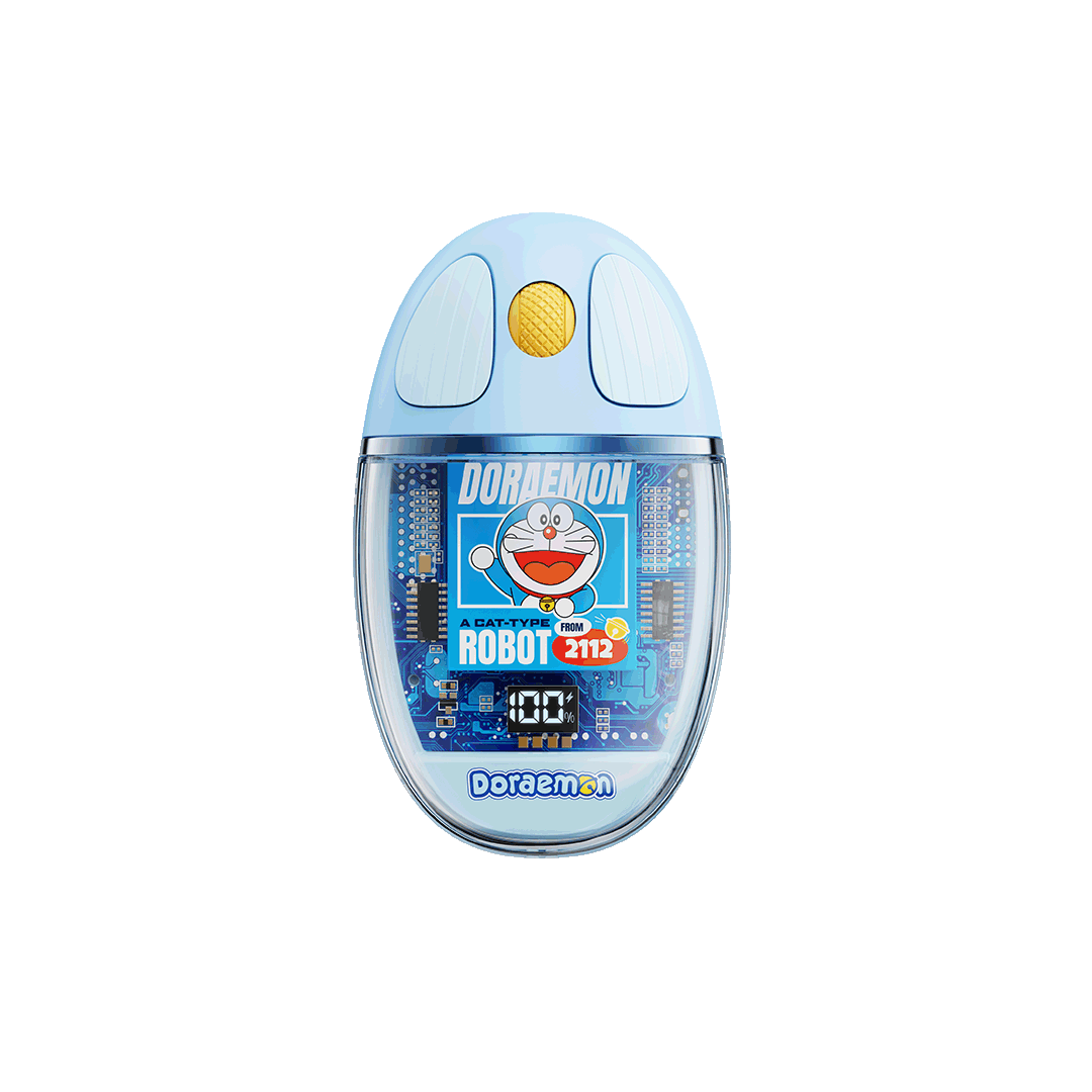 เม้าส์ ไร้สาย โดเรม่อน ทำงาน เล่นเกม โดราเอม่อน Rock Doraemon