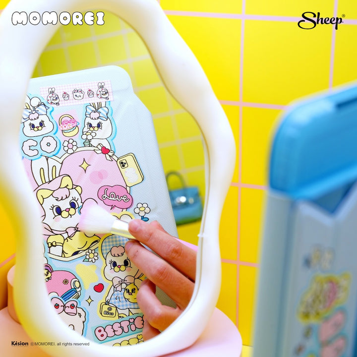 เคสไอแพด สีพาสเทล กันงอ momorei ipad case  ริโค่ กระต่าย แถมปากกา