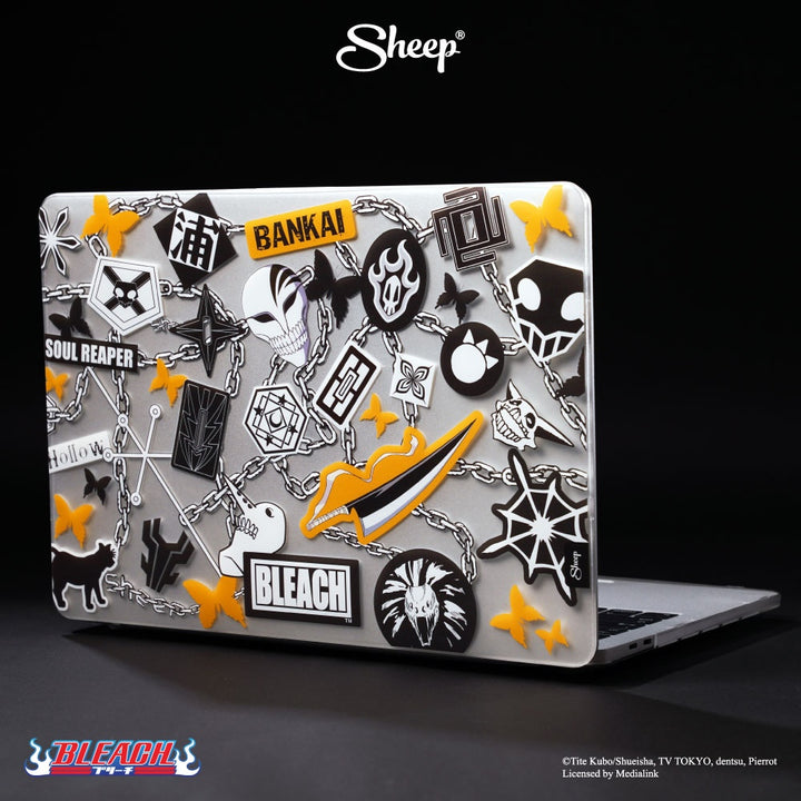 แมคบุ๊ค Ichigo อิจิโกะ ลายเท่ ๆ กันรอย ขีดข่วน นิ้วมือ เคส case macbook air pro BLEACH บลีช เทพมรณะ ลิขสิทธิ์แท้ กันกระแทก
