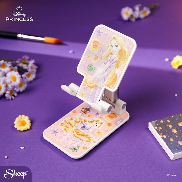 Phone Stand ที่ตั้งโทรศัพท์แบบพกพา ขาตั้งมือถือ ไลฟ์สด ราพันเซล Rapunzel Disney