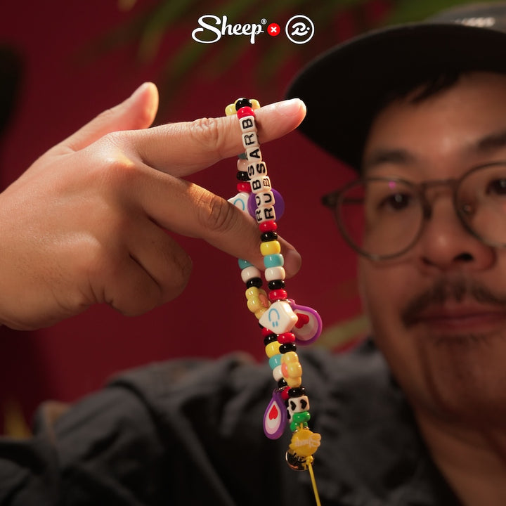 สายห้อยมือถือ rubsarb รับทราบ phone charm นกยูง สัตว์มงคล พลังบวก มงคล ความรัก เสริมดวง 2569