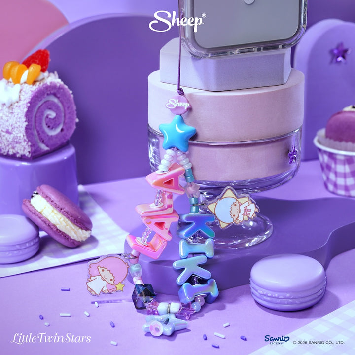 phone charm ลิตเติ้ลทวินสตาร์ สายห้อยมือถือ kiki lala little twin stars ใช้คู่เคส sanrio accessories ซานริโอ้ ลิขสิทธิ์แท้