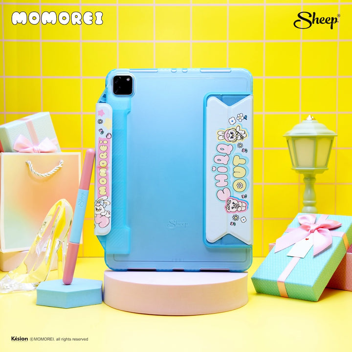 เคสไอแพด กันงอ momorei สีพาสเทล ipad case air ริโค่ กระต่าย แถมปากกา