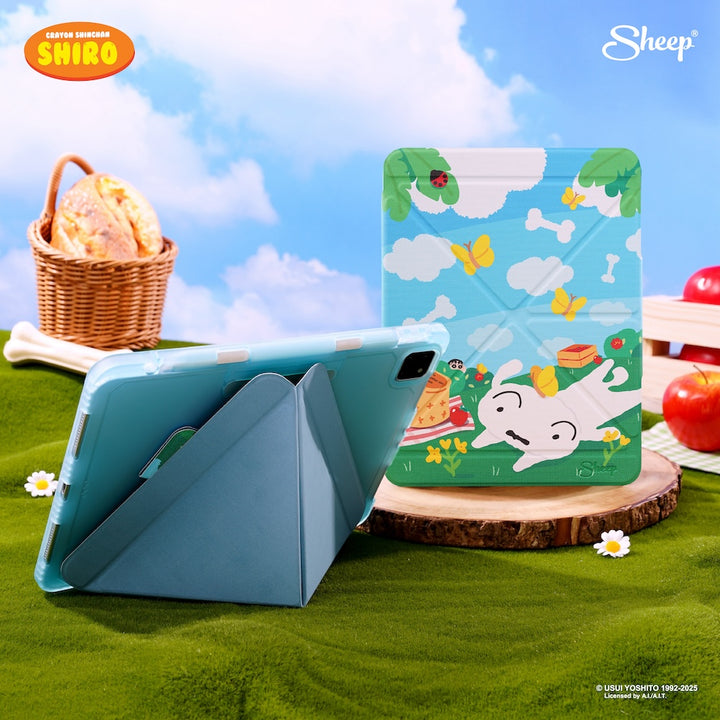 เคสคอลแลป Shinchan ลิขสิทธิ์แท้ ipad case shiro พับได้ทั้งแนวนอน แนวตั้ง