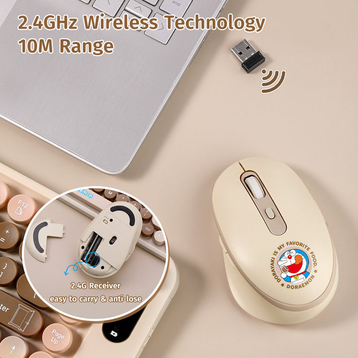 Rock Doraemon โดราเอม่อน Wireless Mouse เม้า ไร้สาย Gaming โดเรม่อน