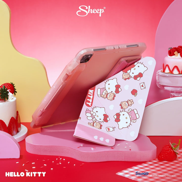 hello kitty ipad case เคส ไอแพด คิตตี้ ซานริโอ้ ลิขสิทธิ์แท้ sanrio แถมปลอกปากกา ซานริโอ้ กันกระแทก กันงอ เคสคิตตี้