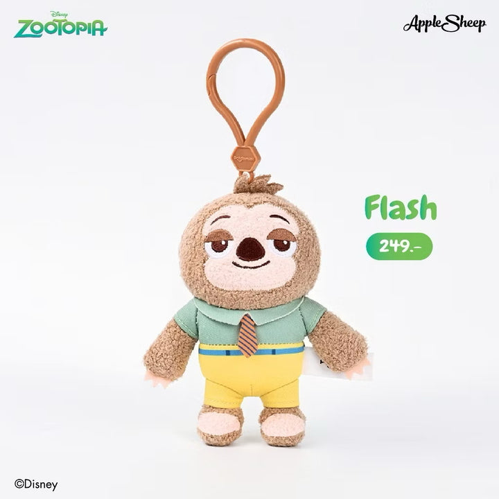 พวงกุญแจตุ๊กตา Flash ของใช้ Zootopia ของสะสม ดิสนีย์ พวงกุญแจตุ๊กตาน่ารัก ๆ