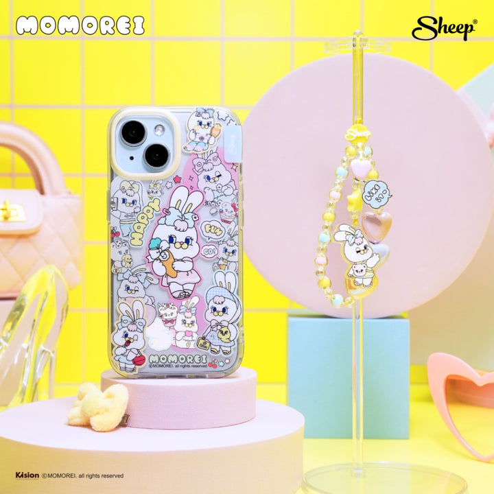 iphone case momorei เคสไอโฟน สีพาสเทล กระต่าย rico มีของแถม คู่เคส